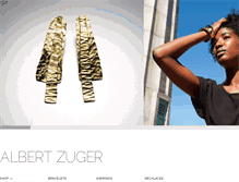 Tablet Screenshot of albertzuger.com